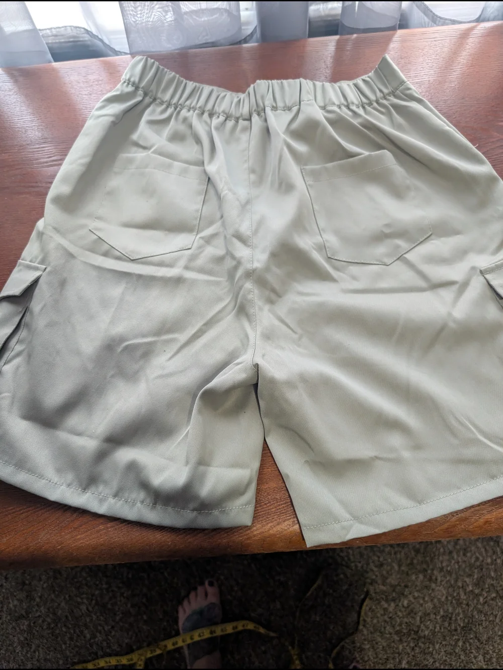 Women's Lightweight Cargo Shorts in Light Sage